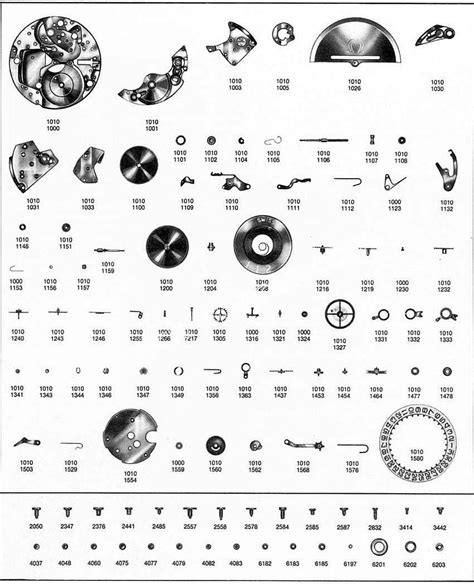 omega parts list.